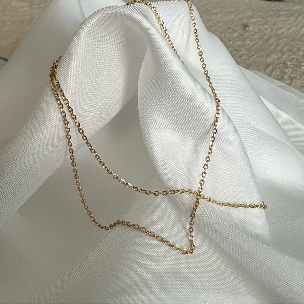 // 18K (750) REAL SOLID GOLD LINK CHAIN NECKLACE